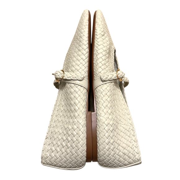 NWT House of Harlow 1960 Nicole Richie Off White Bistro Flats Women's 10 - Picture 7 of 9